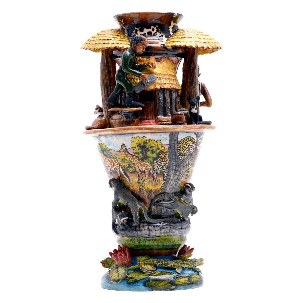 Repairing The Roof Vase