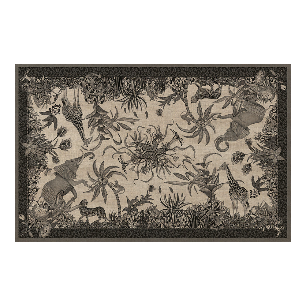 Sabie forest charcoal tablecloth