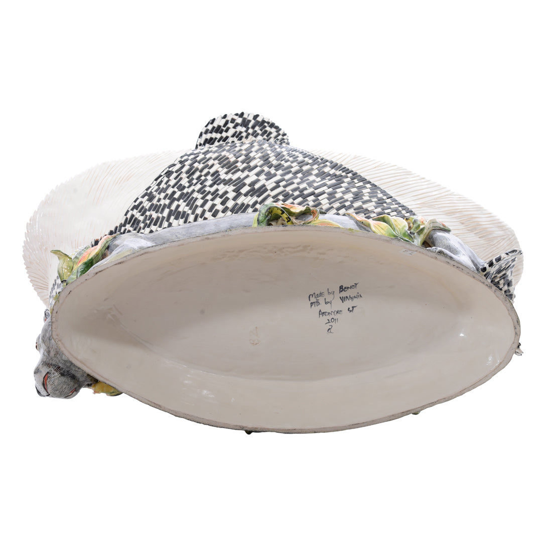 Porcupine fruit dish