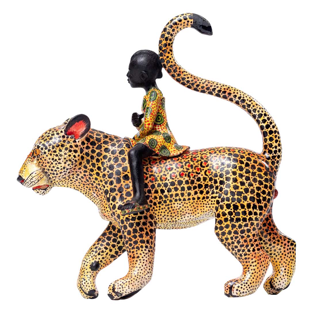 Queen Yaa Asantewa leopard rider