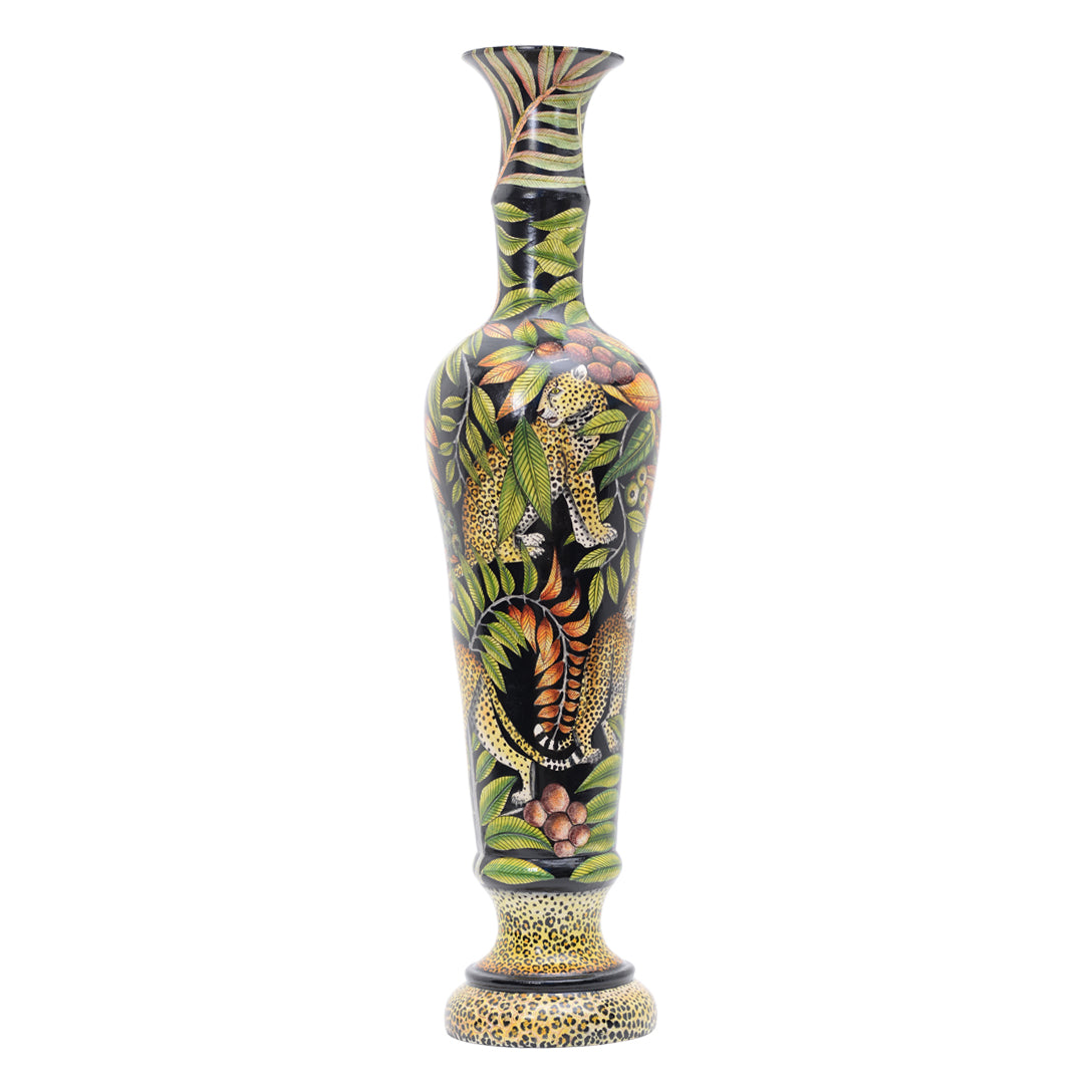 Leopard vase