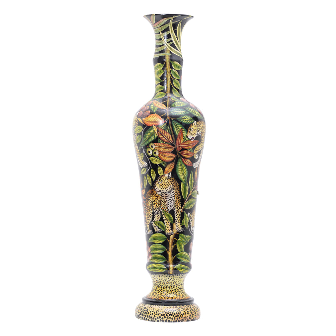 Leopard vase