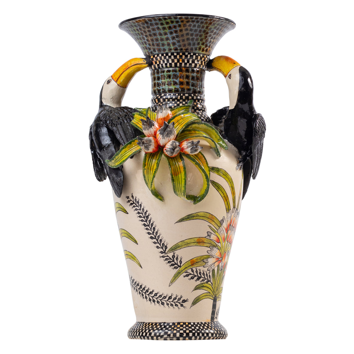 Toucan vase