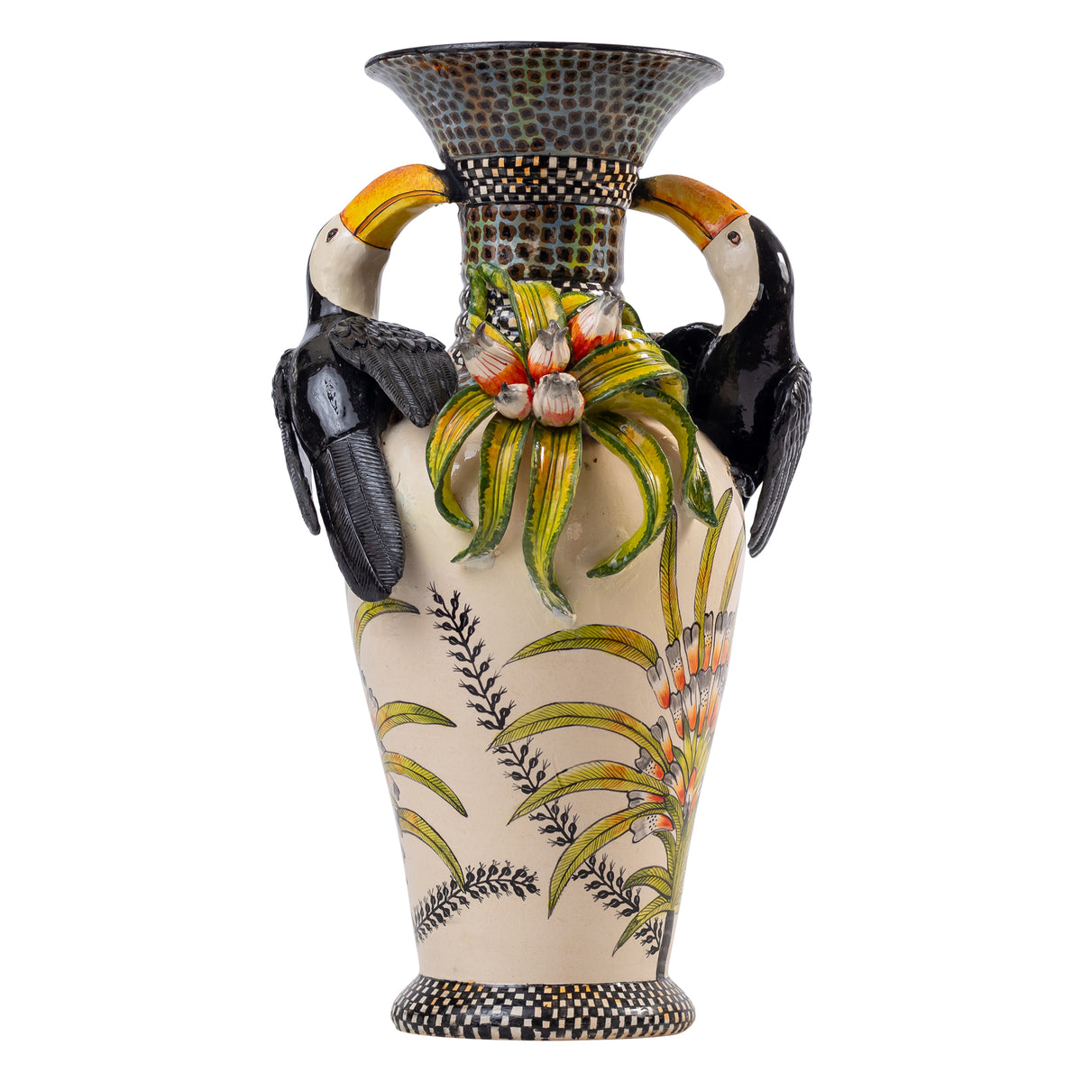 Toucan vase