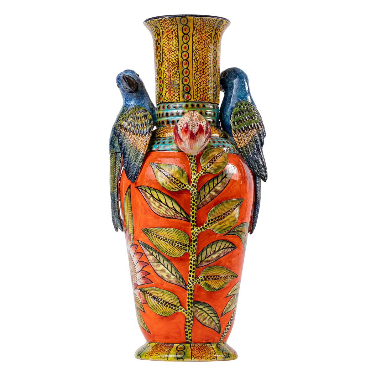 Parrot vase