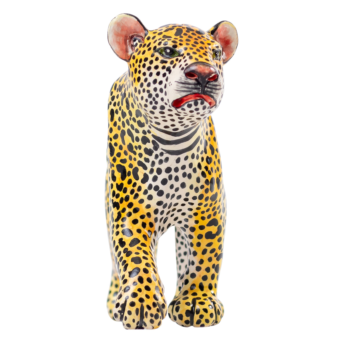Leopard sculpture