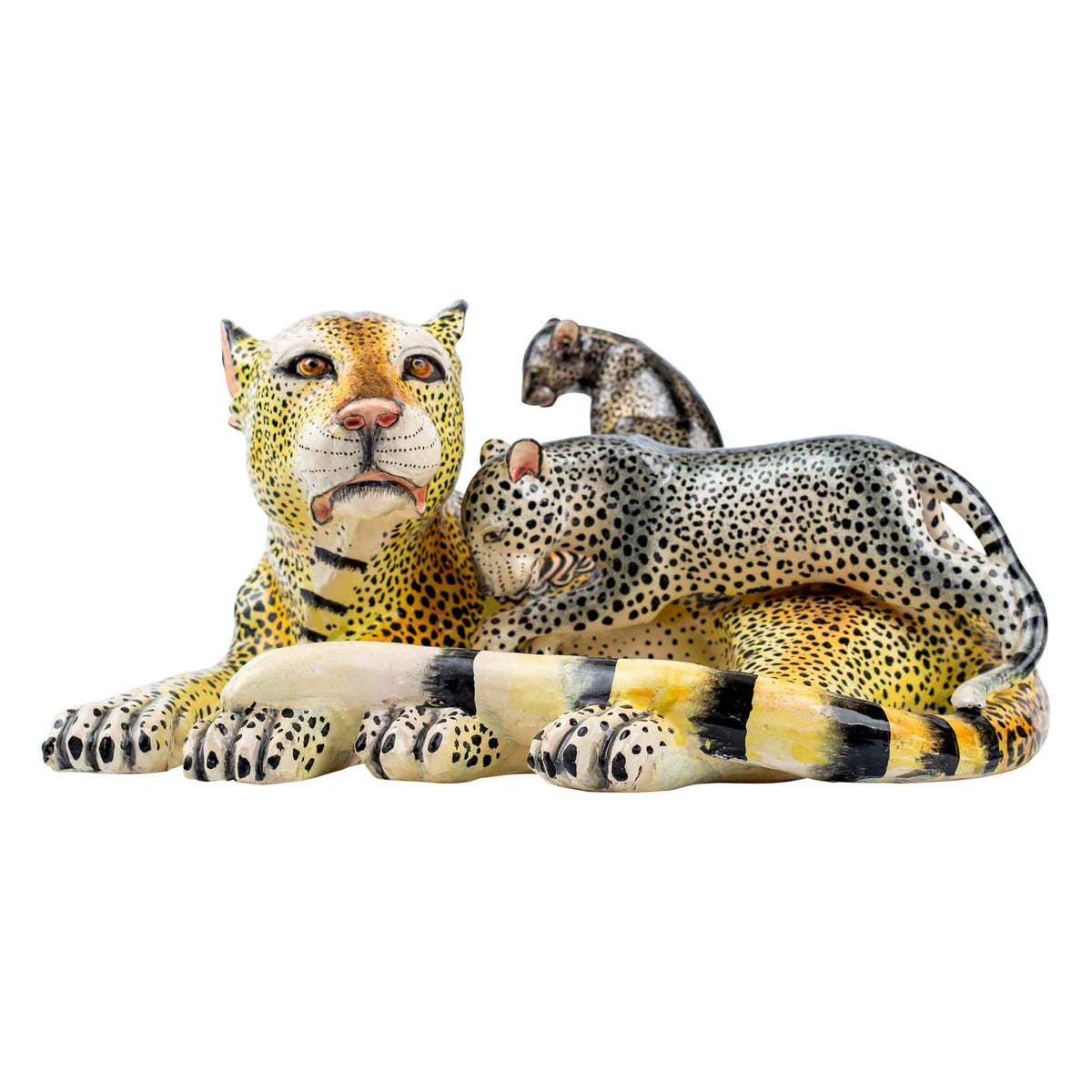 Leopard urn