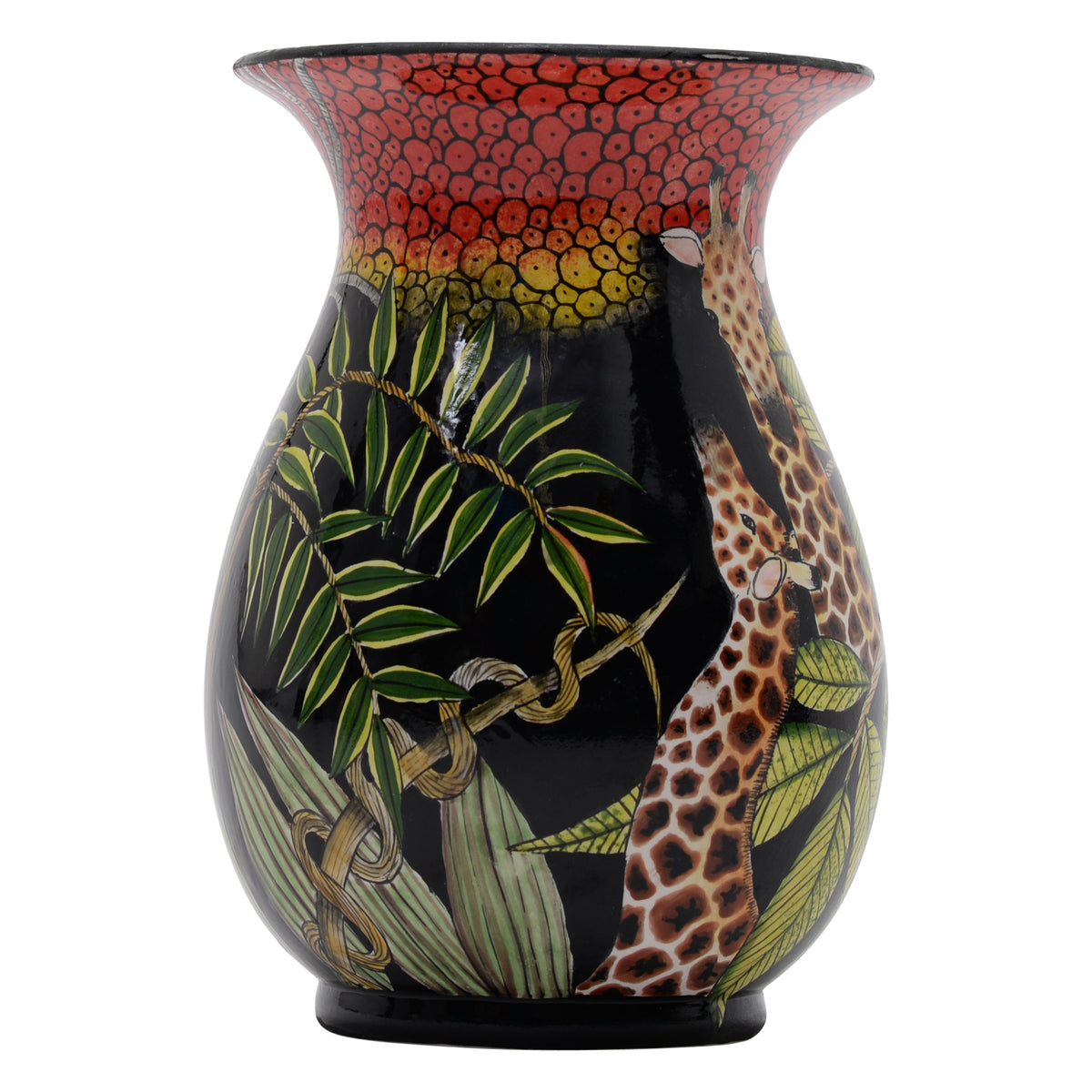 Zebra & giraffe vaseZebra & giraffe vase