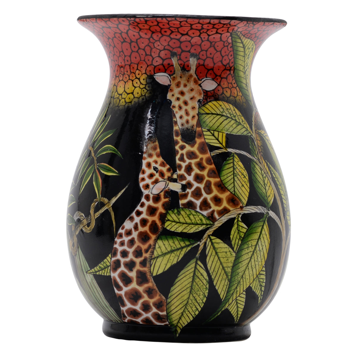 Zebra & giraffe vaseZebra & giraffe vase