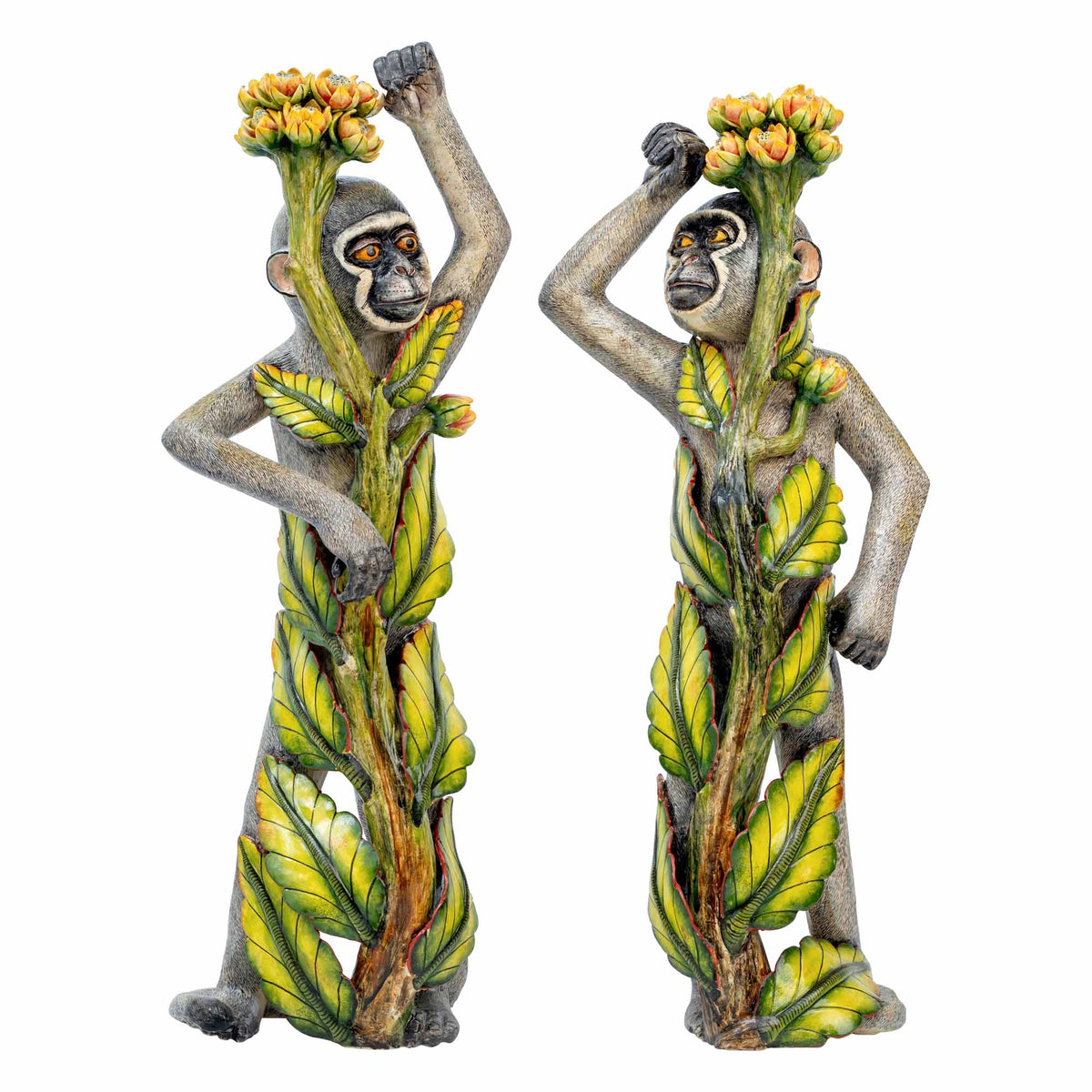Pair Of Monkey Candlesticks