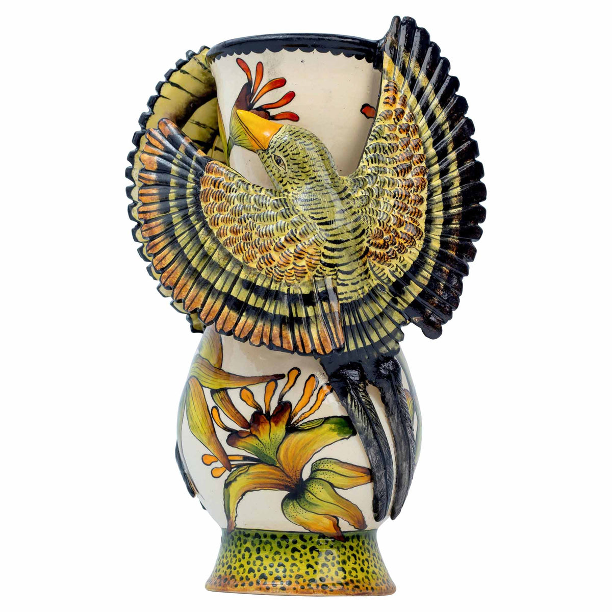 Malachite Sunbird Vase