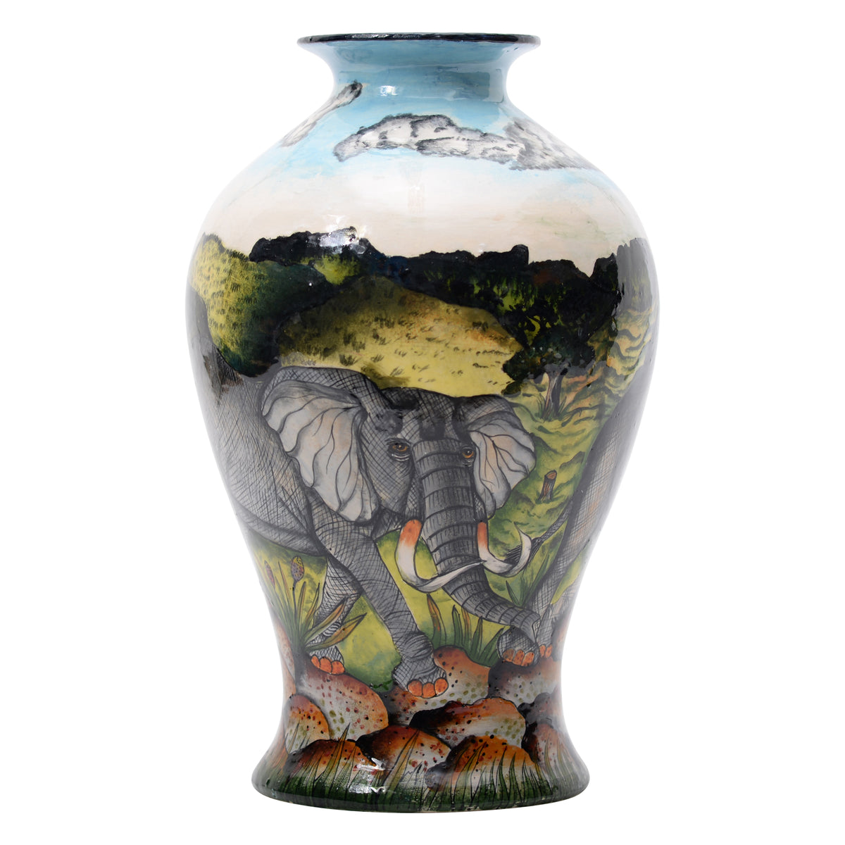 Elephant vase