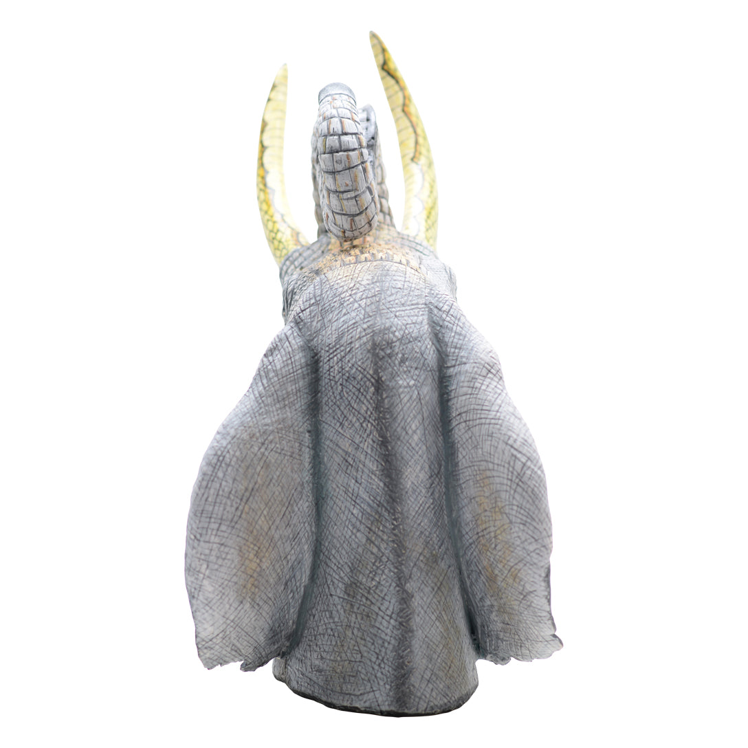 Elephant head sculpture