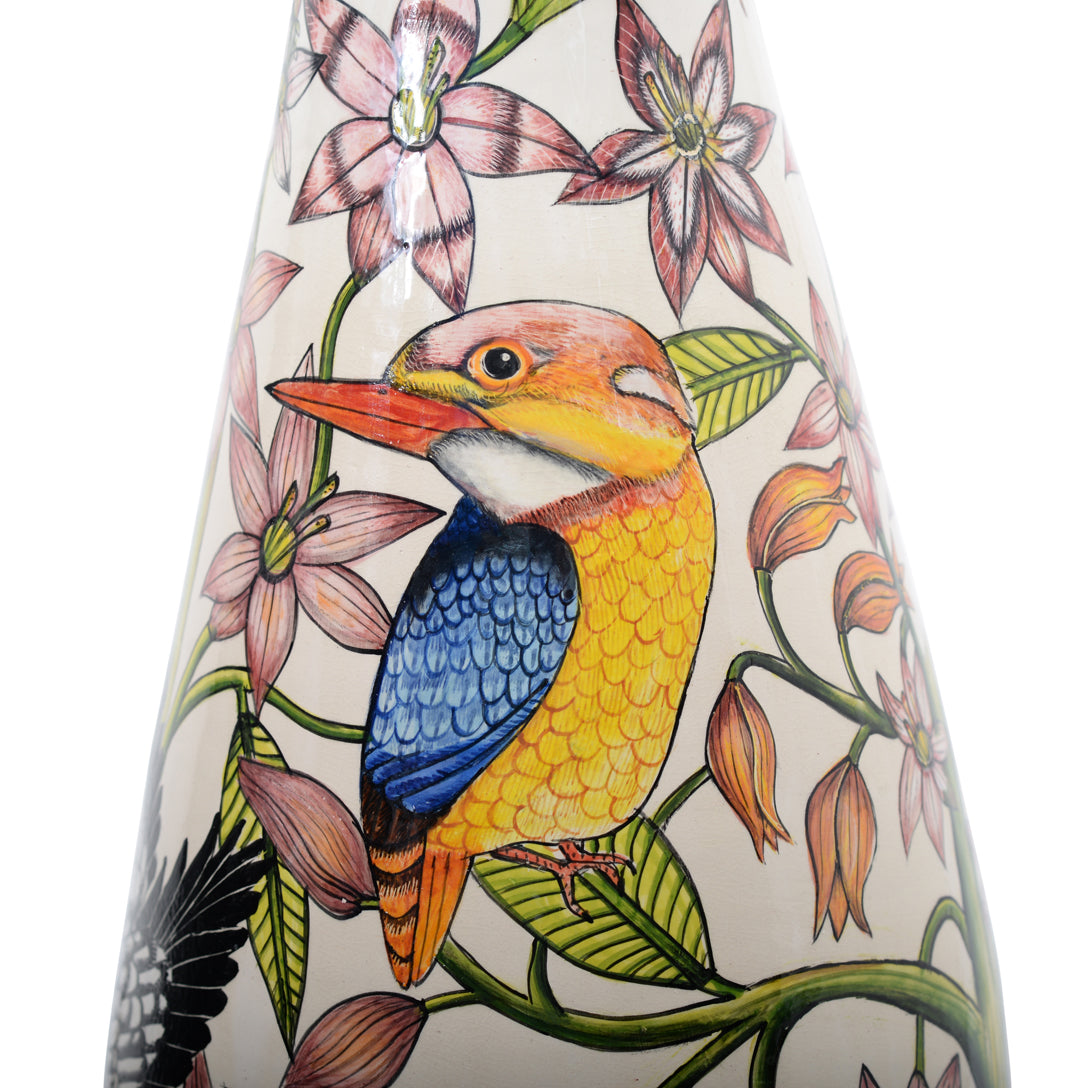 Kingfisher vase