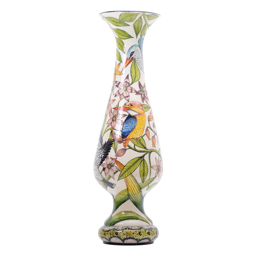 Kingfisher vase