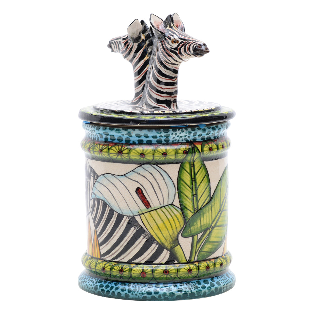 Zebras cookie jar