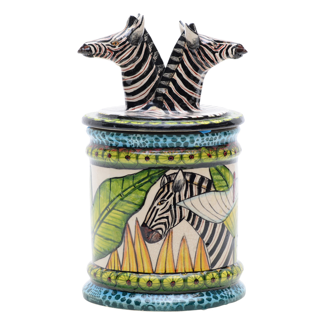 Zebras cookie jar