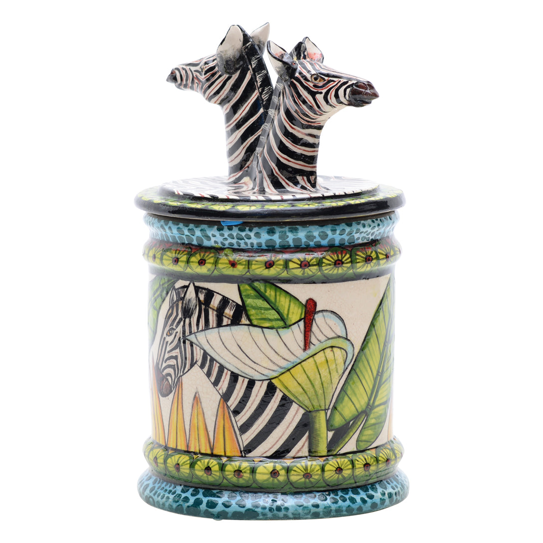 Zebras cookie jar