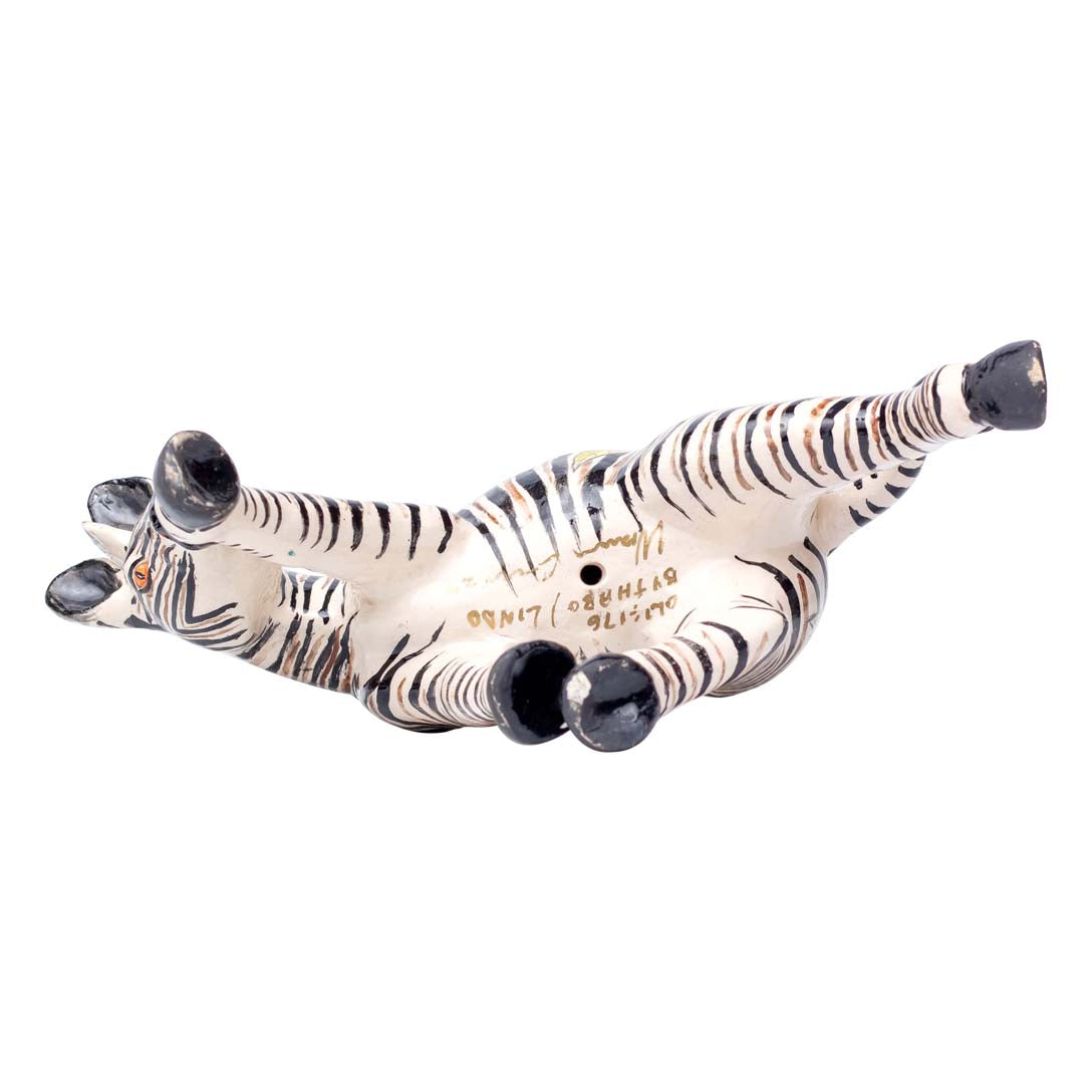 Zebra sculpture