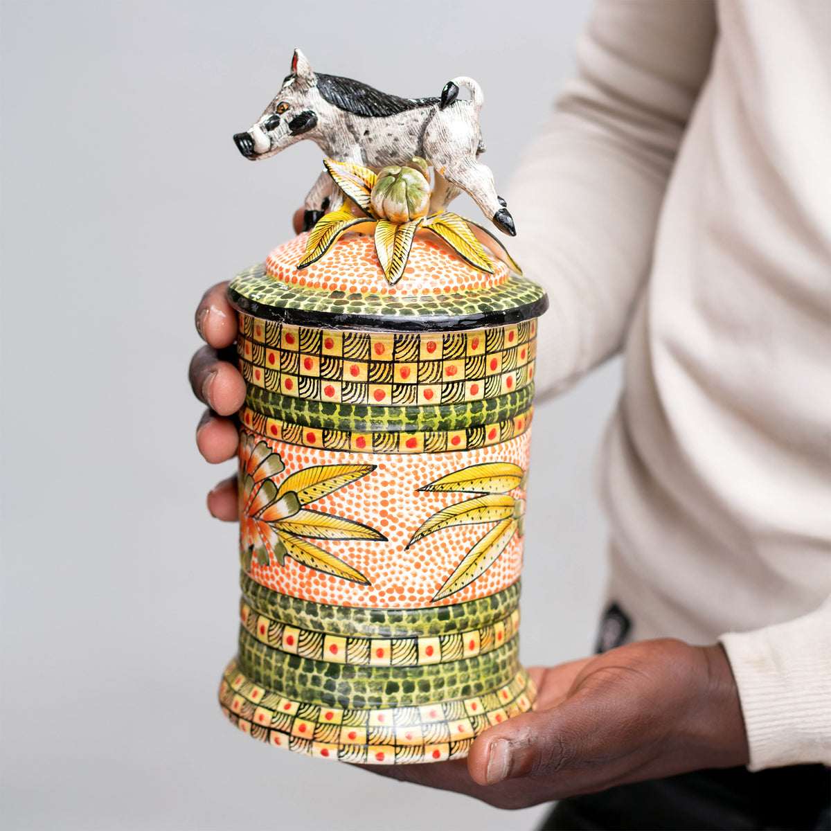 Warthog cookie jar