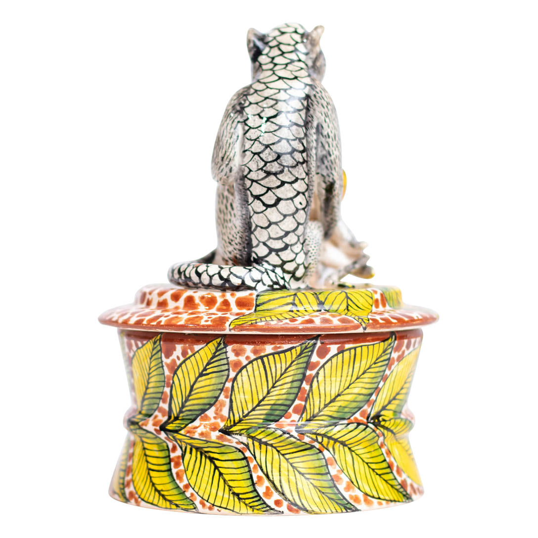 Monkey in savannah jewelry box