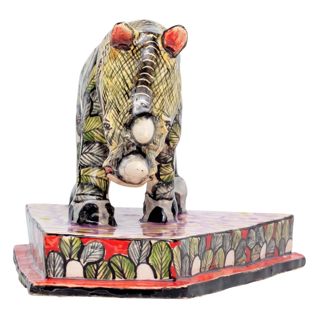 Rhinoceros sculpture