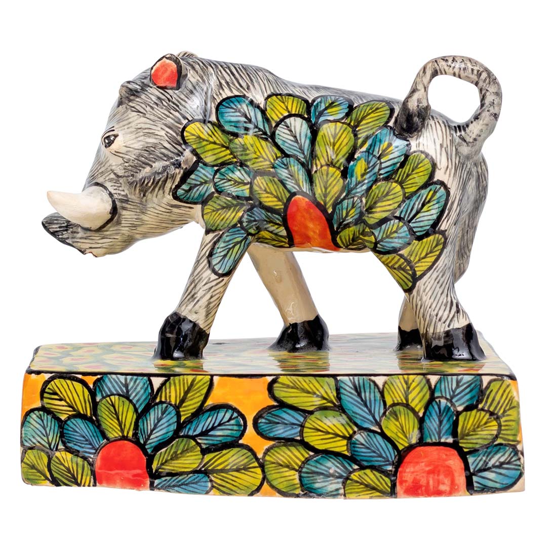 Warthog sculpture