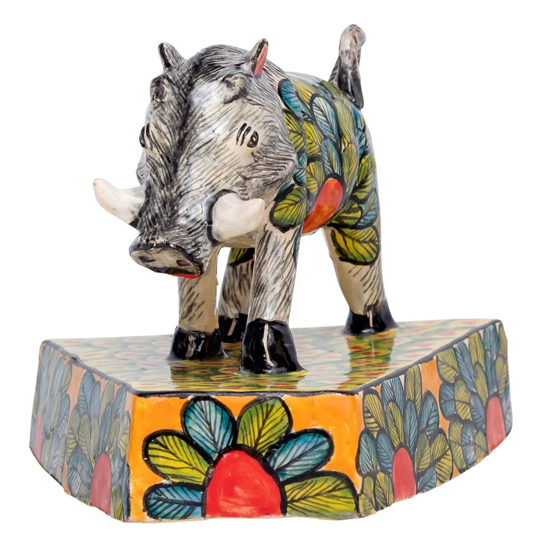 Warthog sculpture