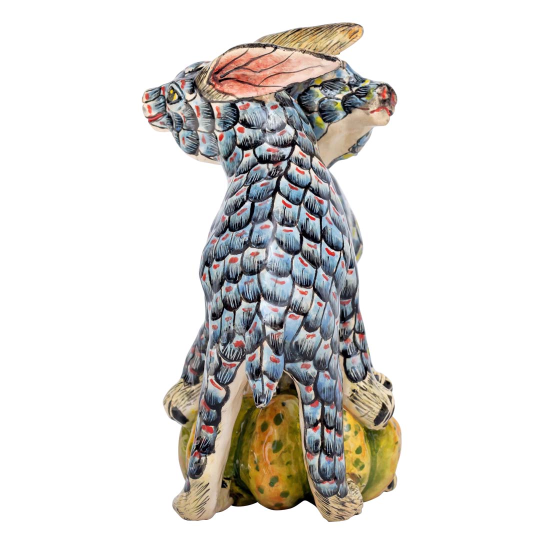 Rabbits sculpture