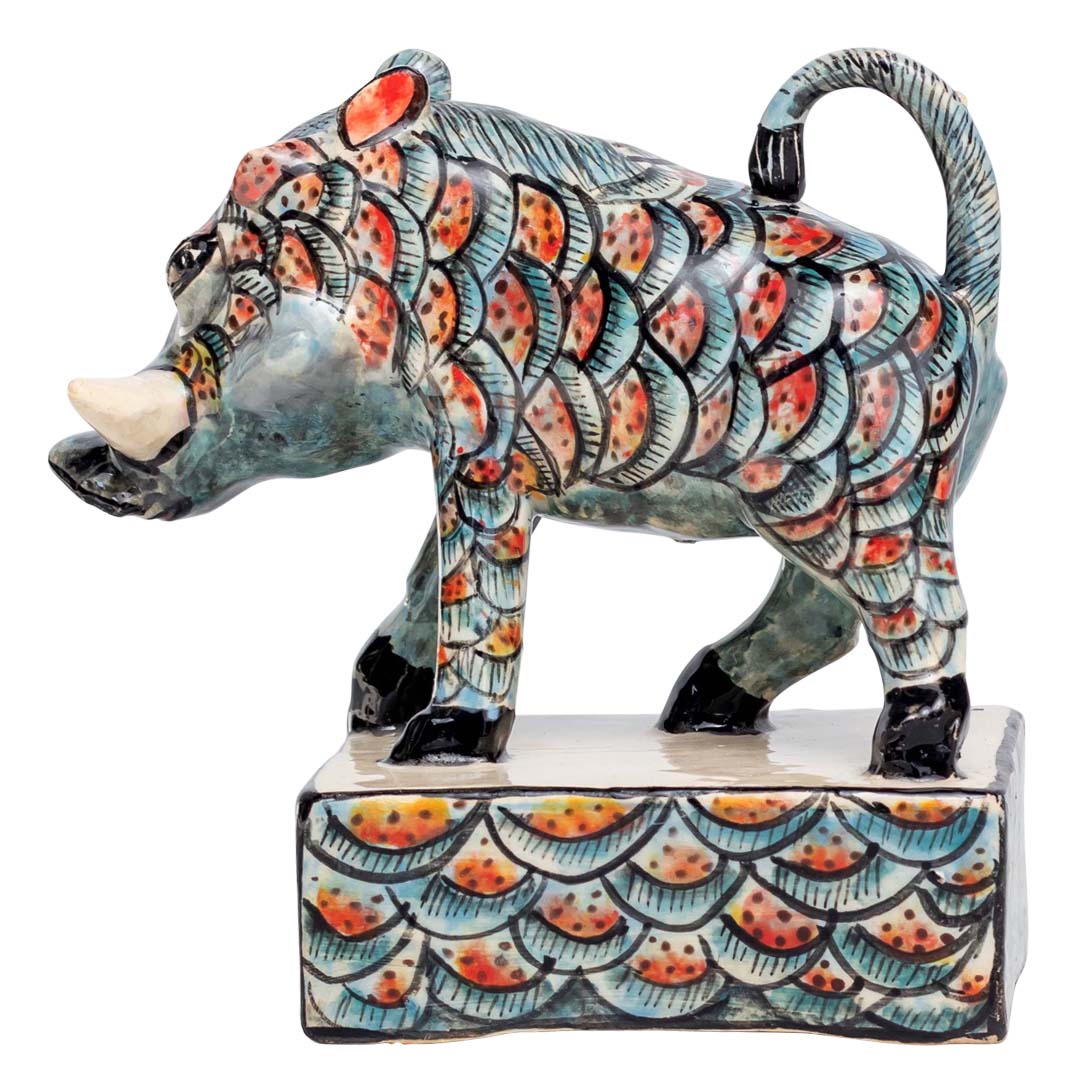 Warthog sculpture