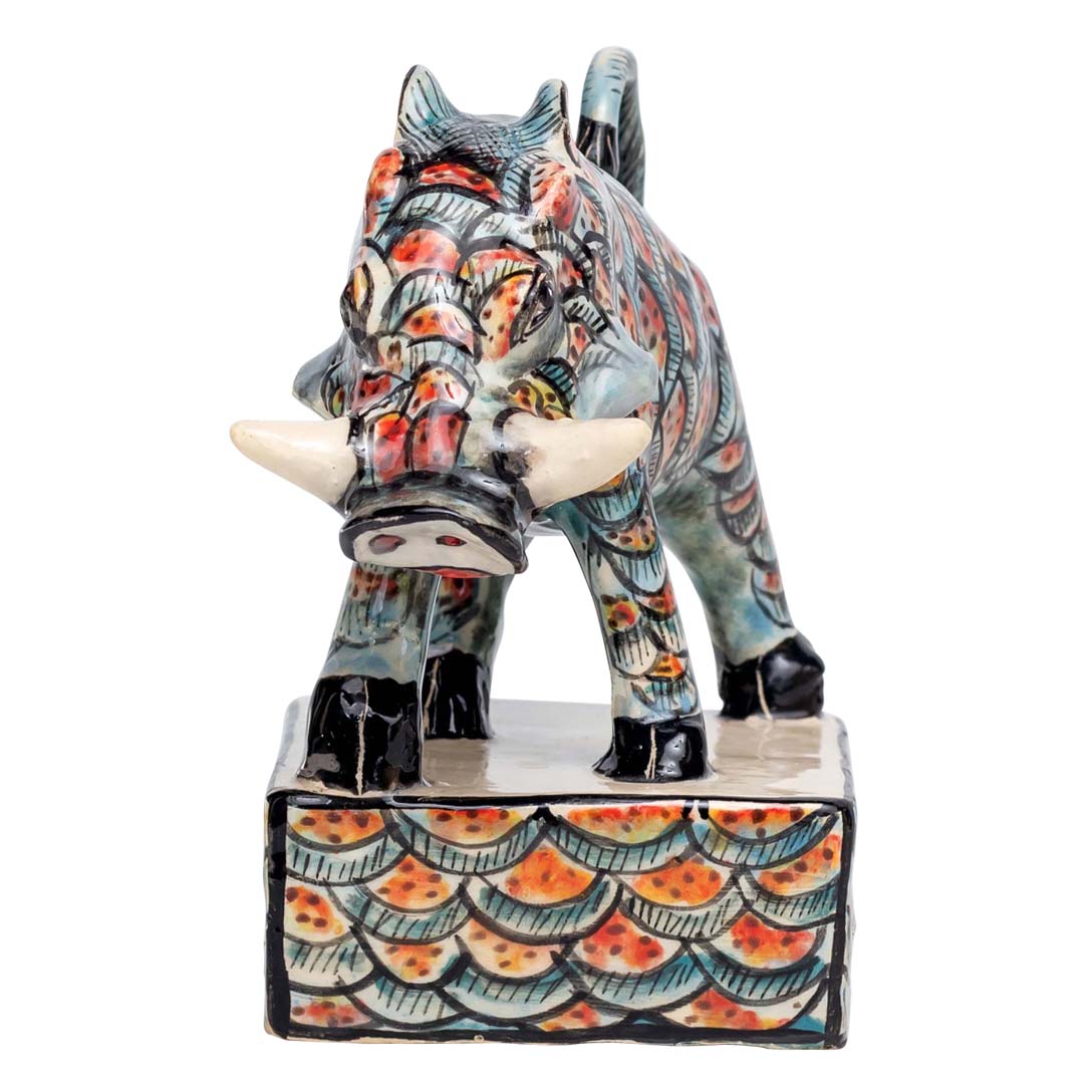 Warthog sculpture