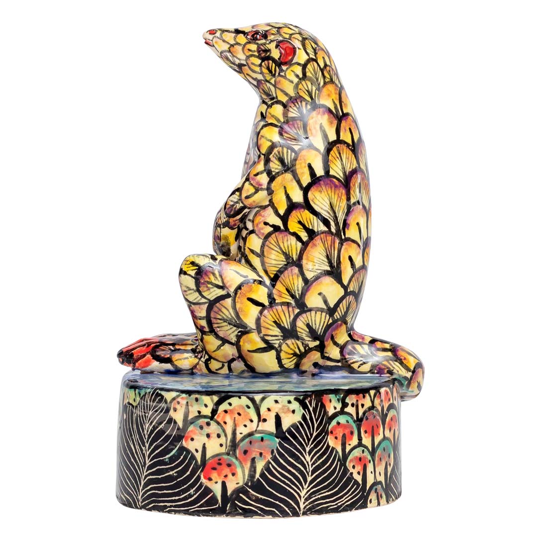 Mongoose sculpture