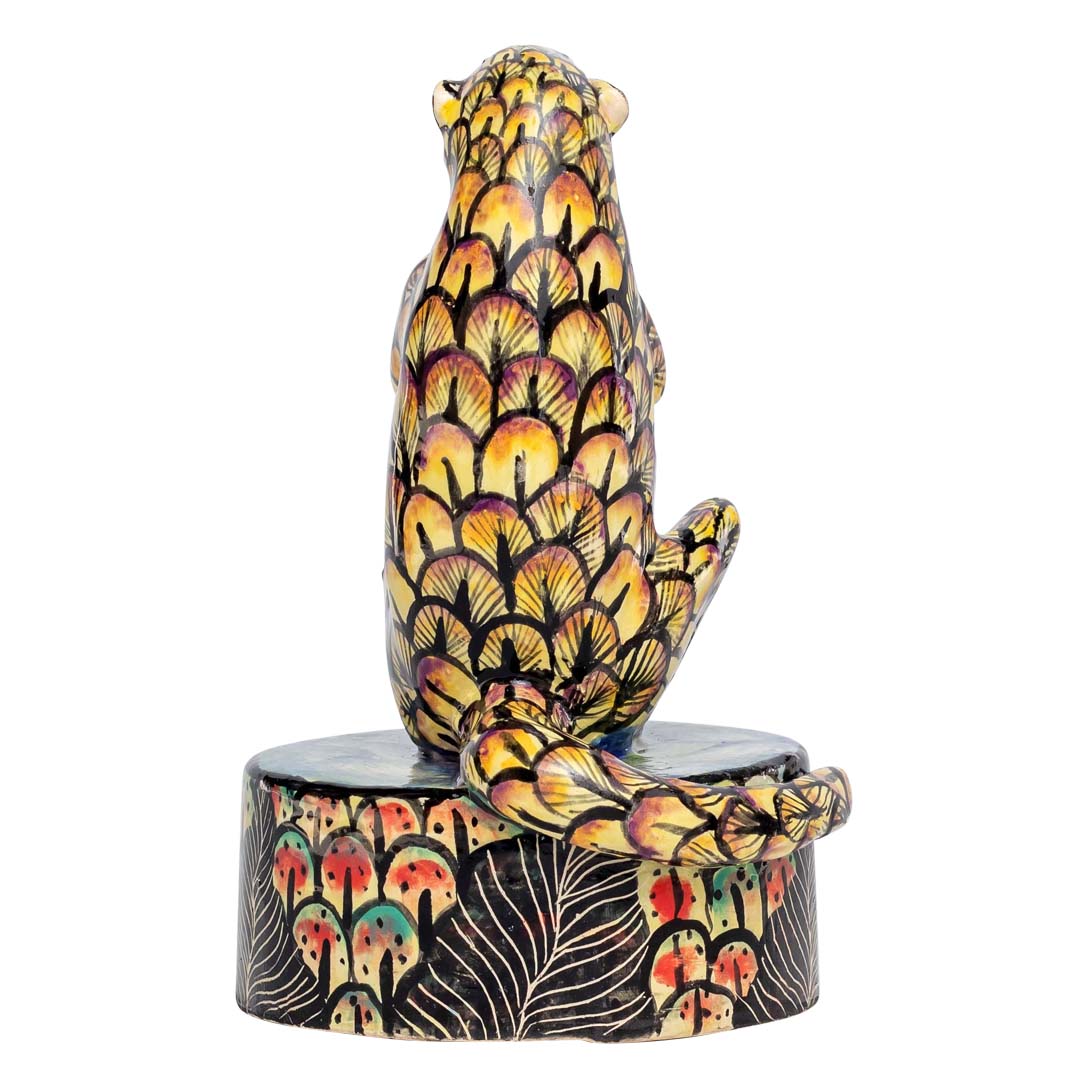 Mongoose sculpture