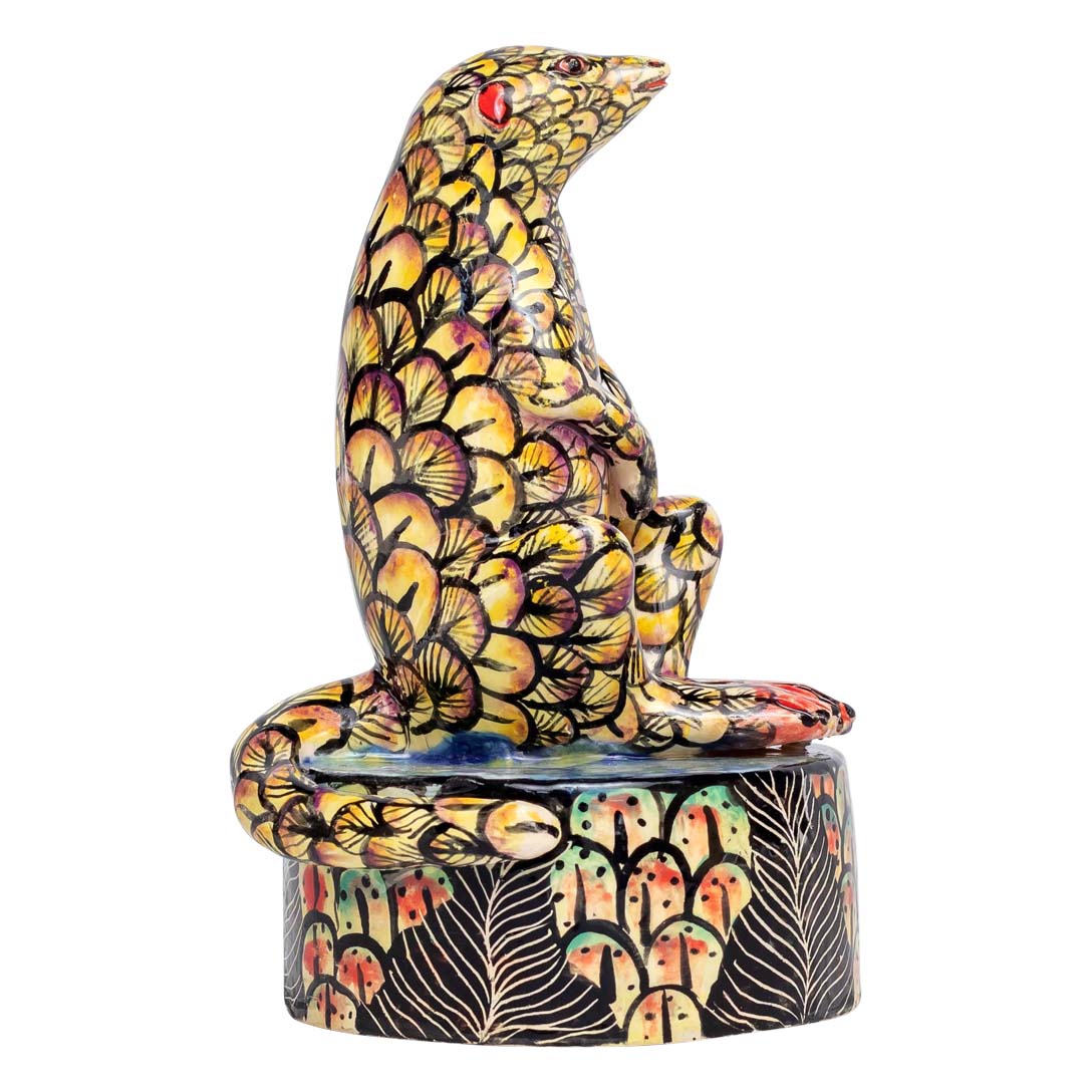 Mongoose sculpture