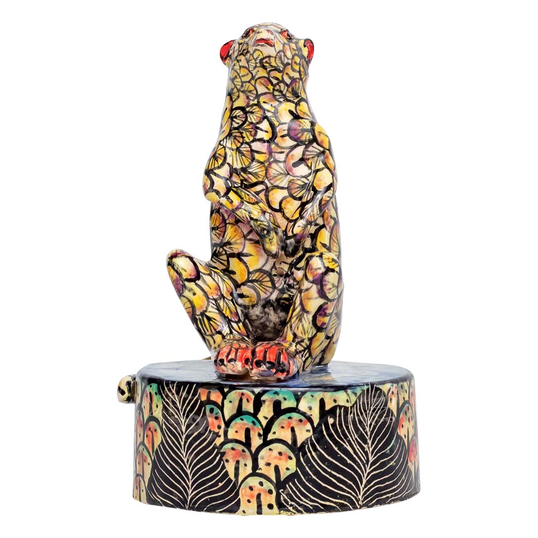 Mongoose sculpture
