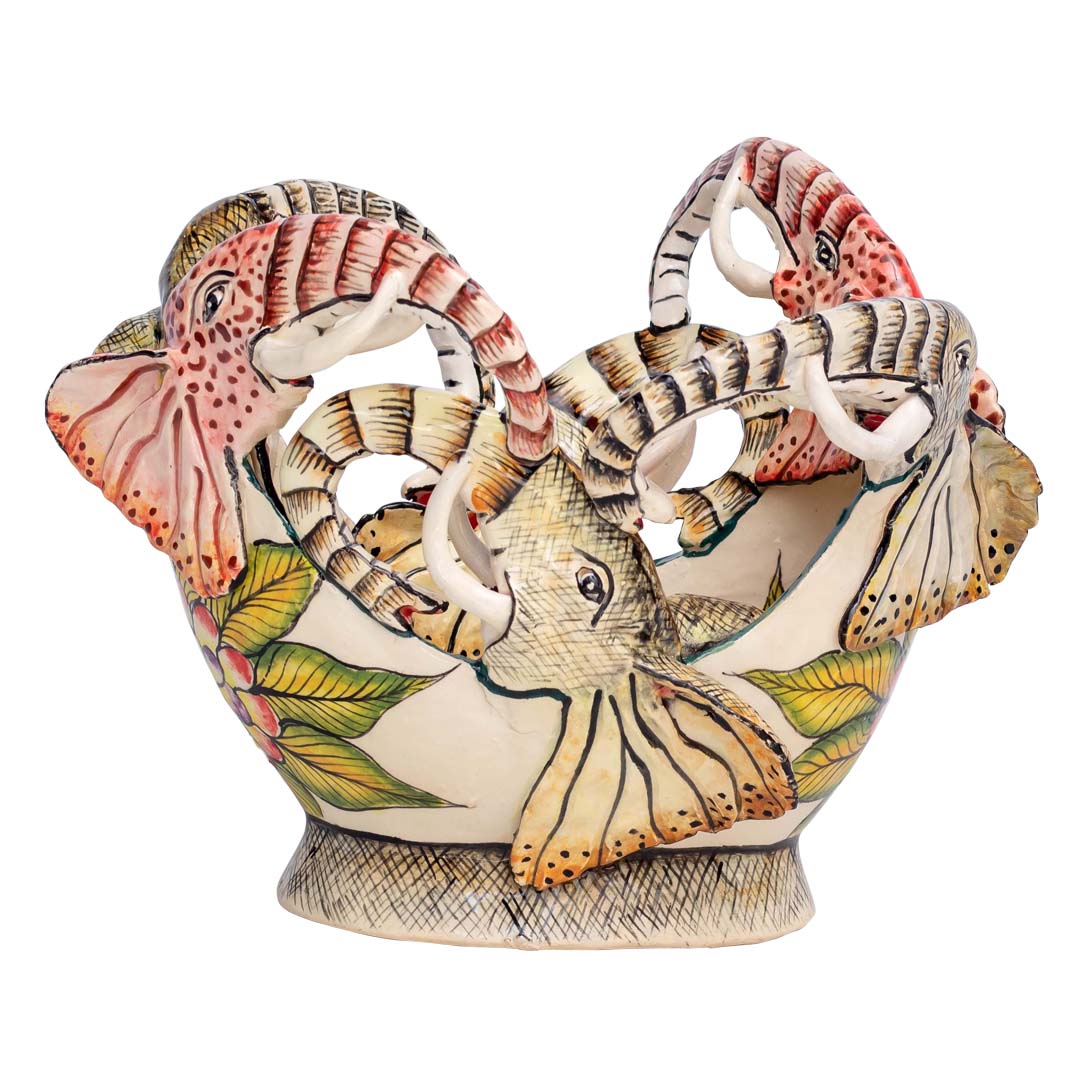 Elephants soap dish