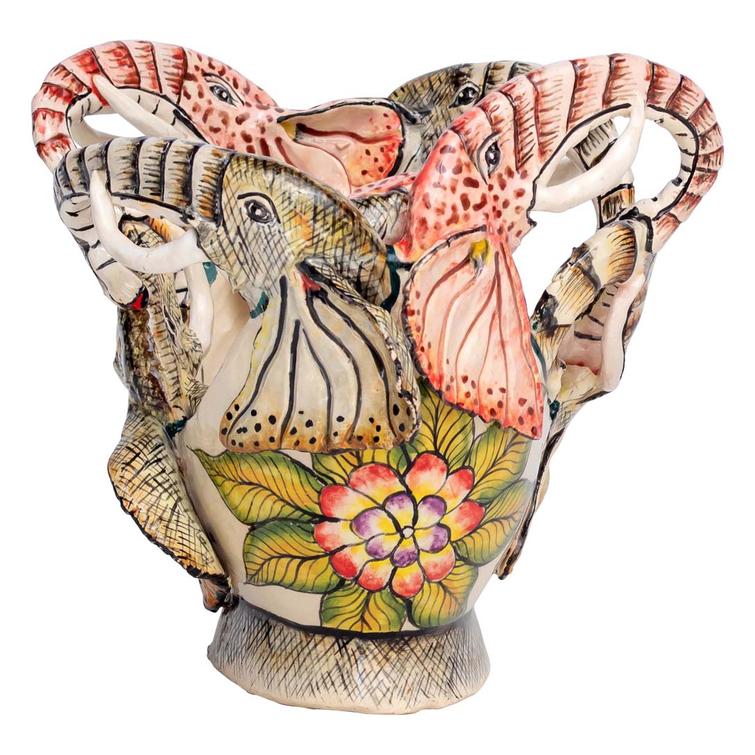 Elephants soap dish