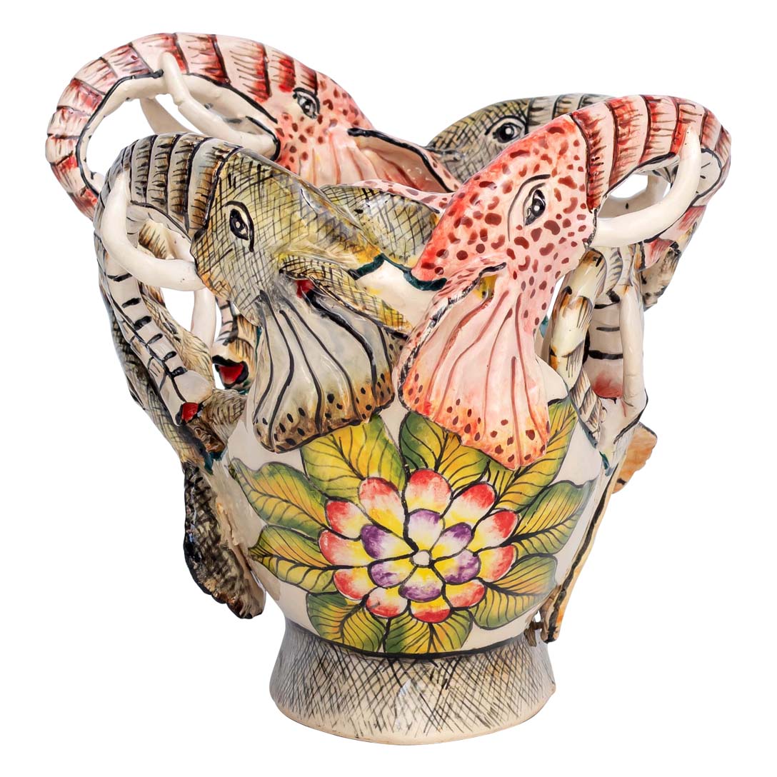 Elephants soap dish