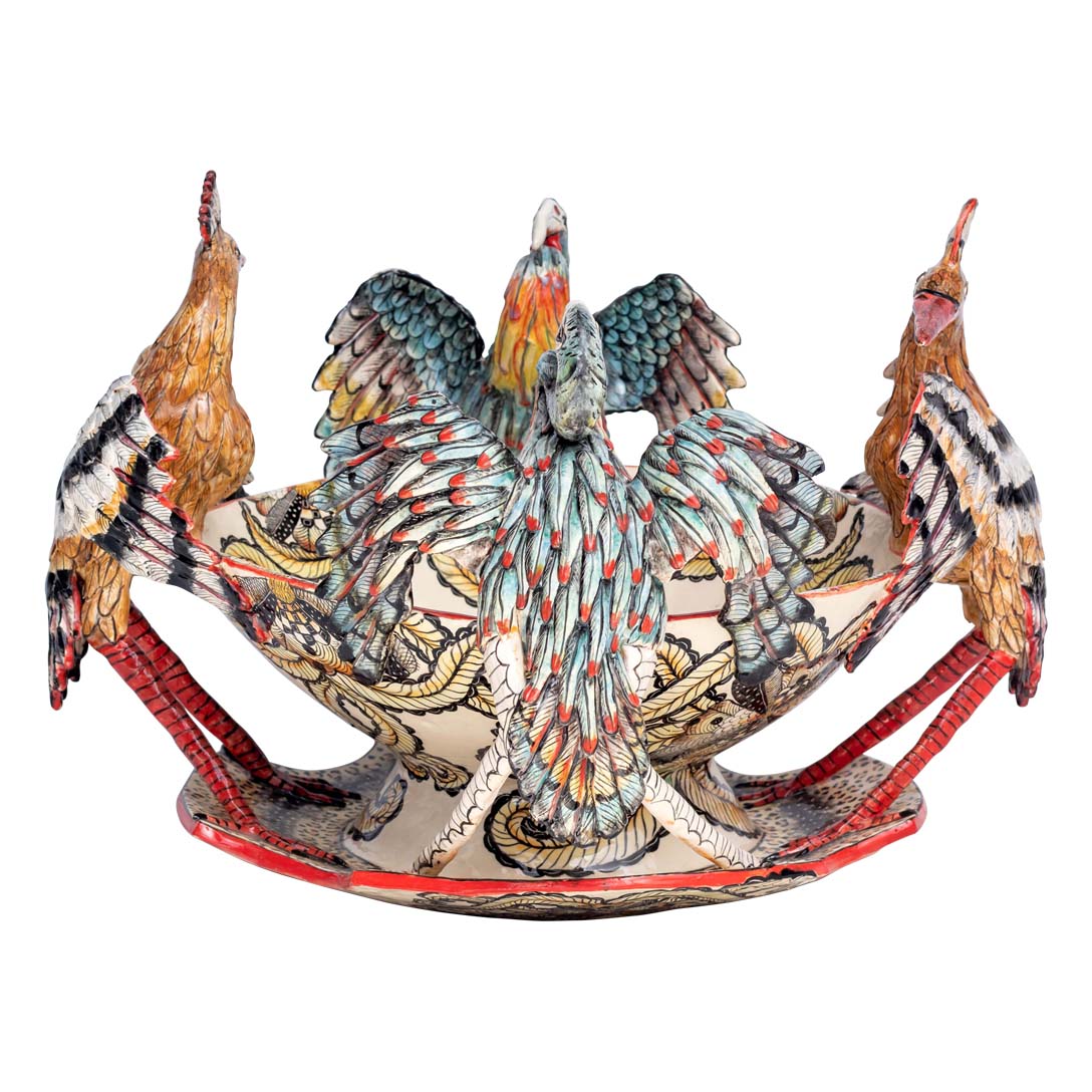 Herons & hoppoes bowl