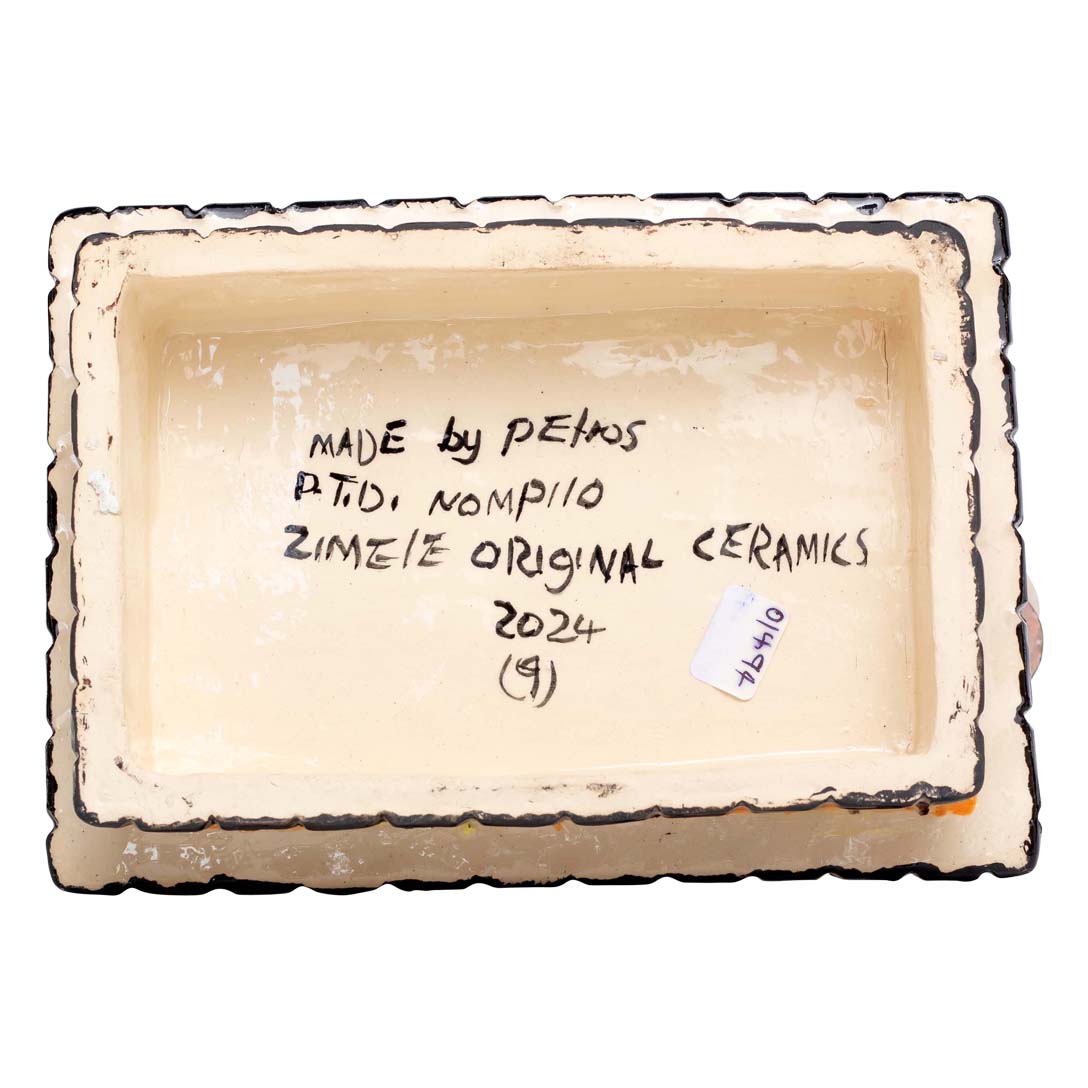 Warthog & mongoose rider sculpture