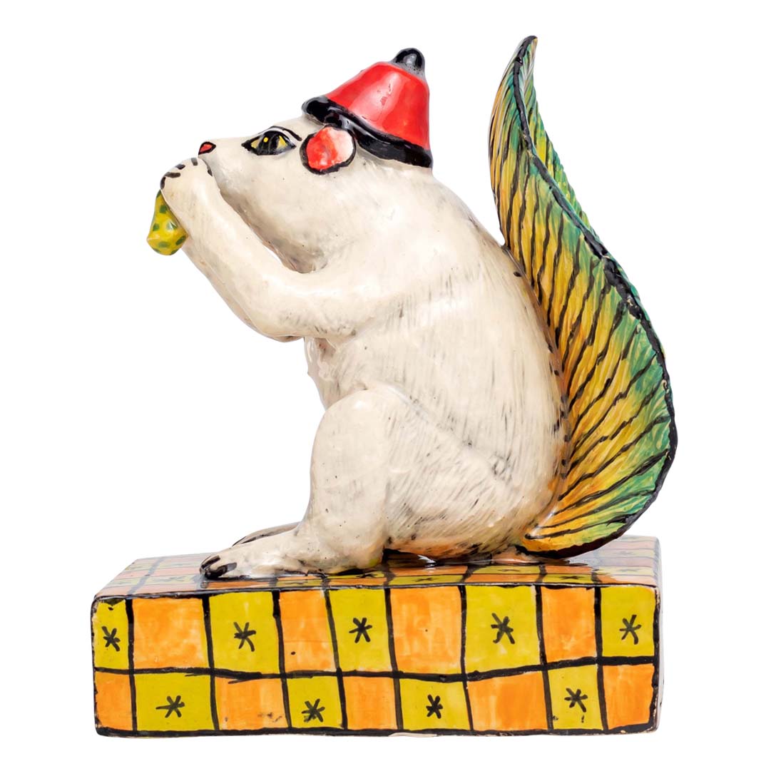 Squirrel sculpture