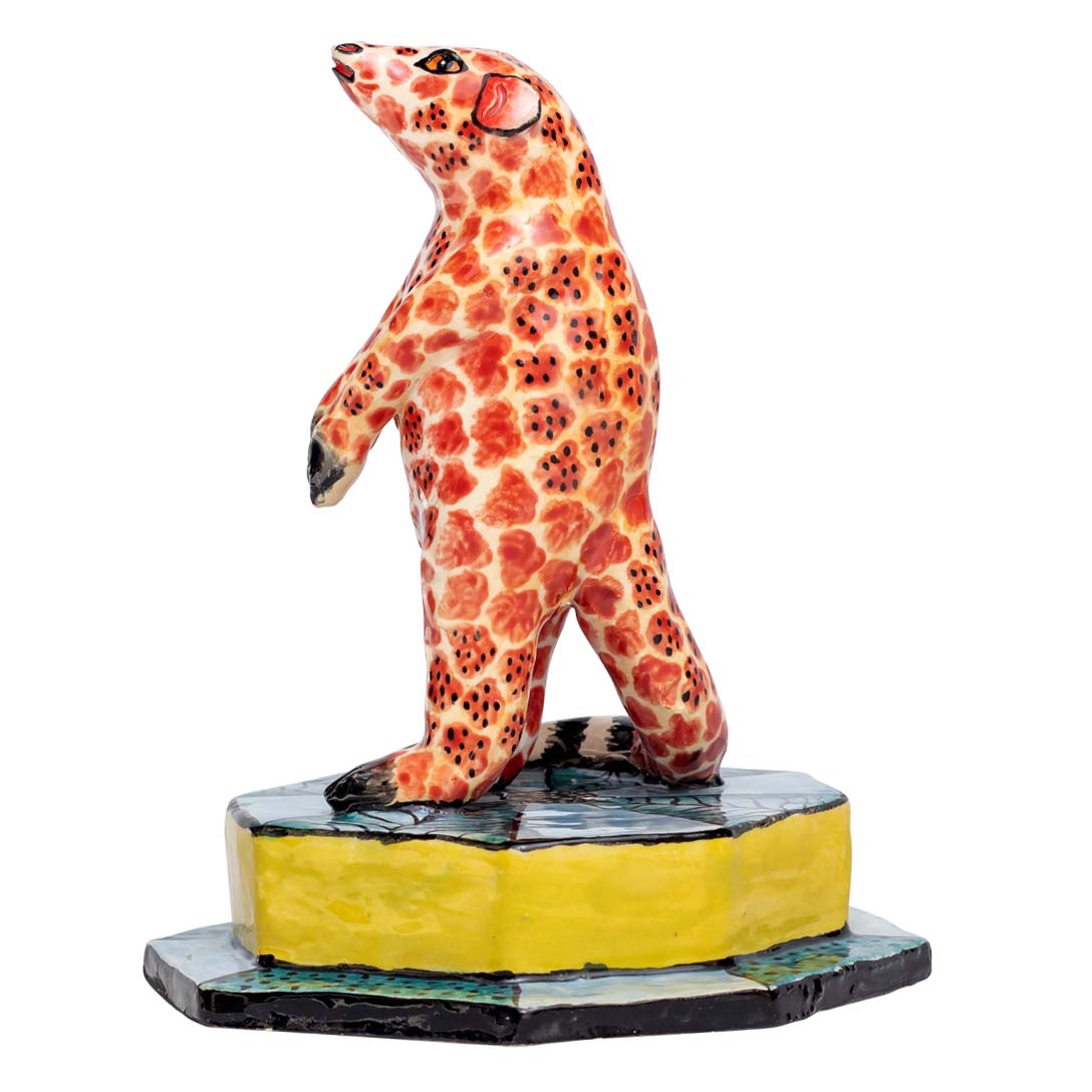 Mongoose sculpture