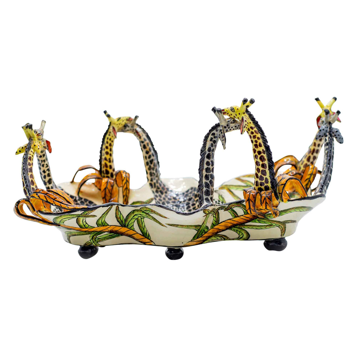 Giraffes & flowers tray