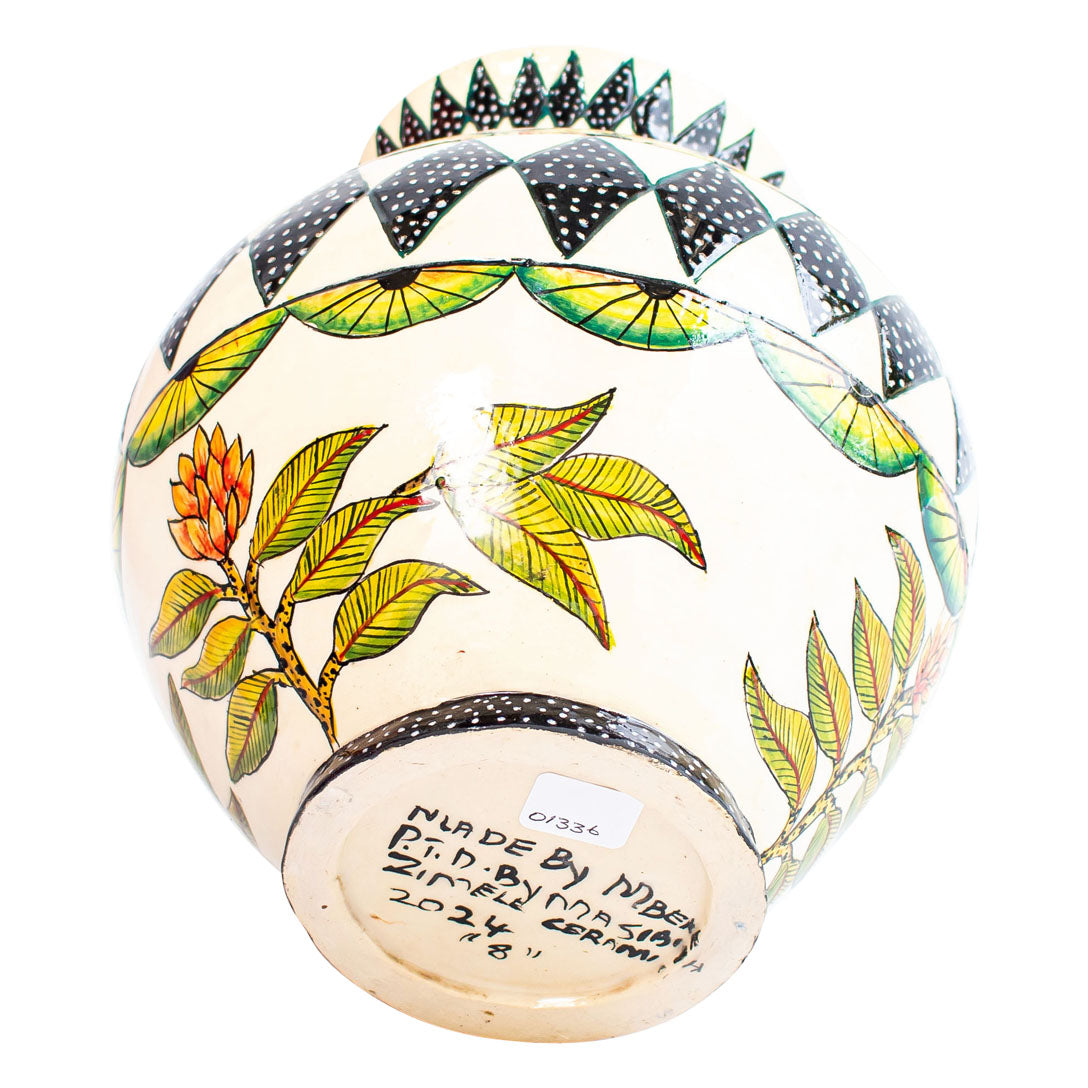 Guineafowl flower vase