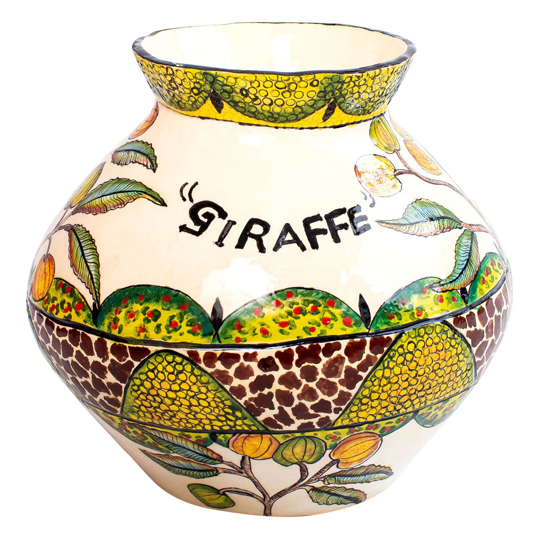 Giraffe flower vase