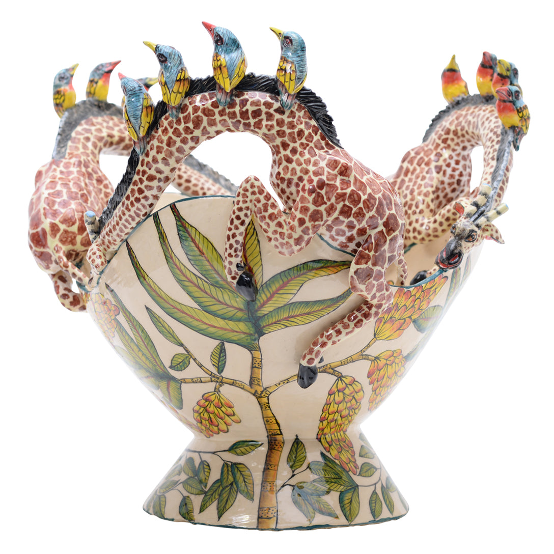 Giraffes bowl