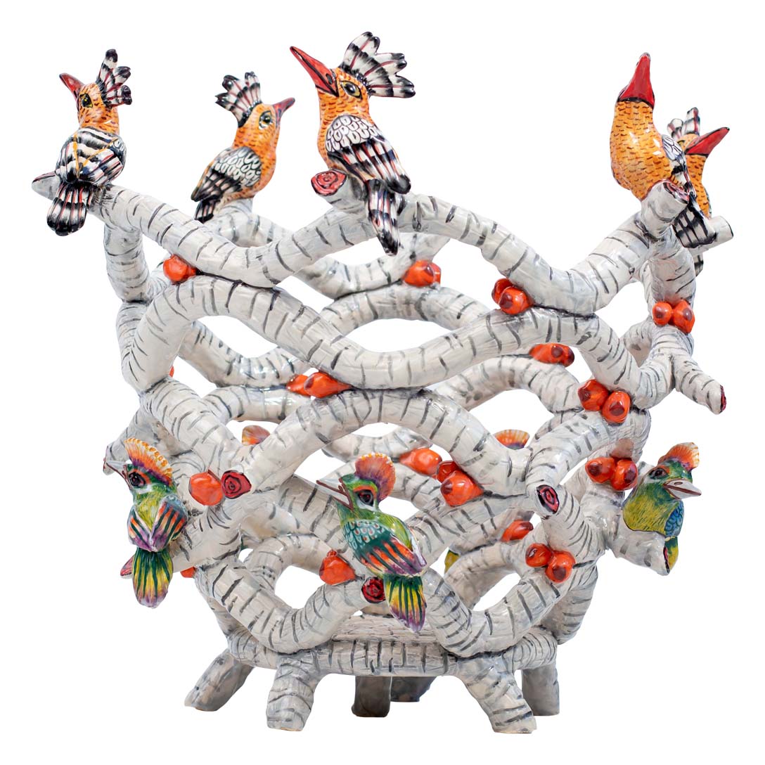 Hoopoes fruit bowl