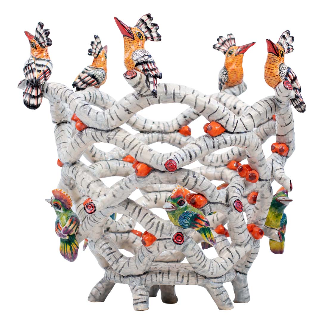 Hoopoes fruit bowl