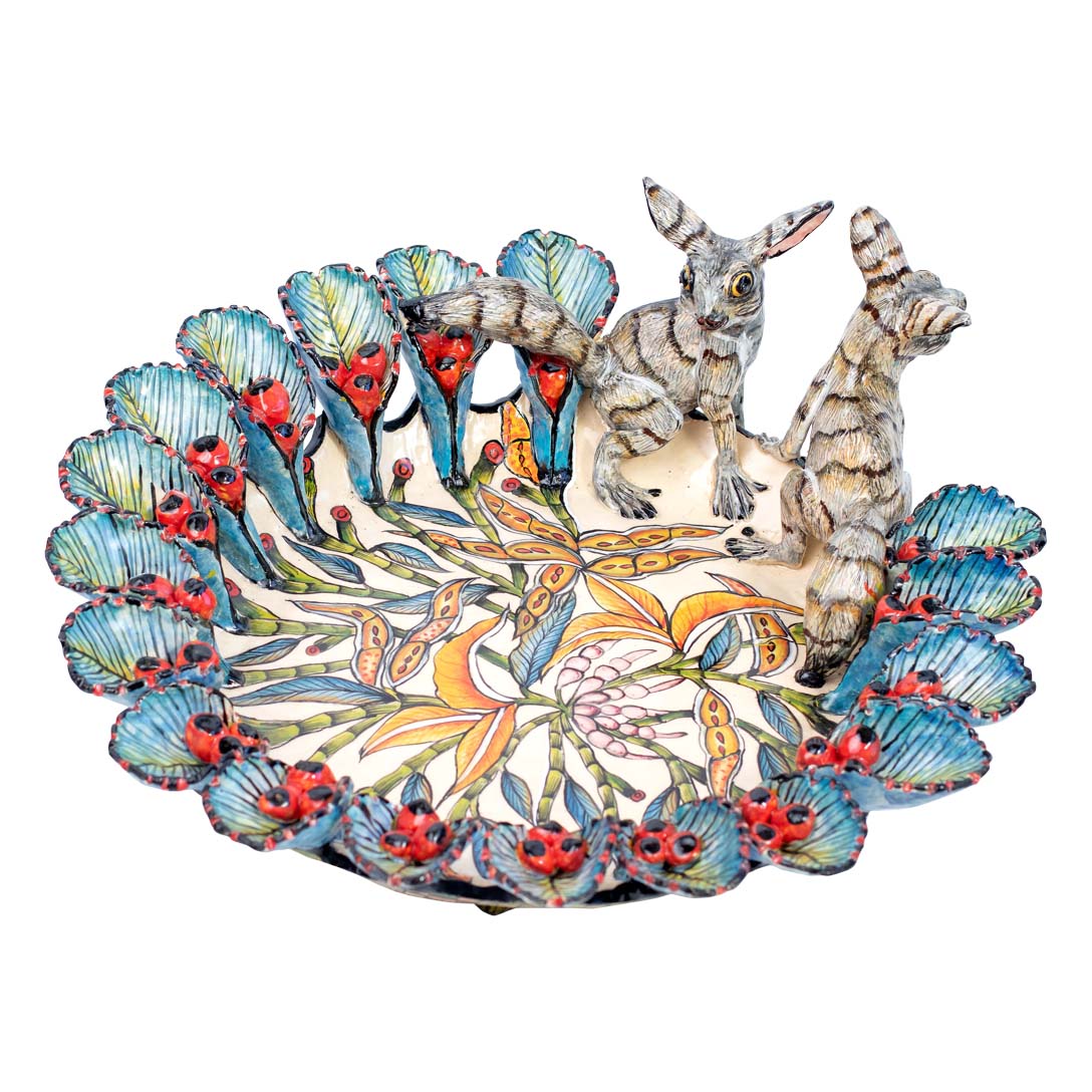 Bush baby platter