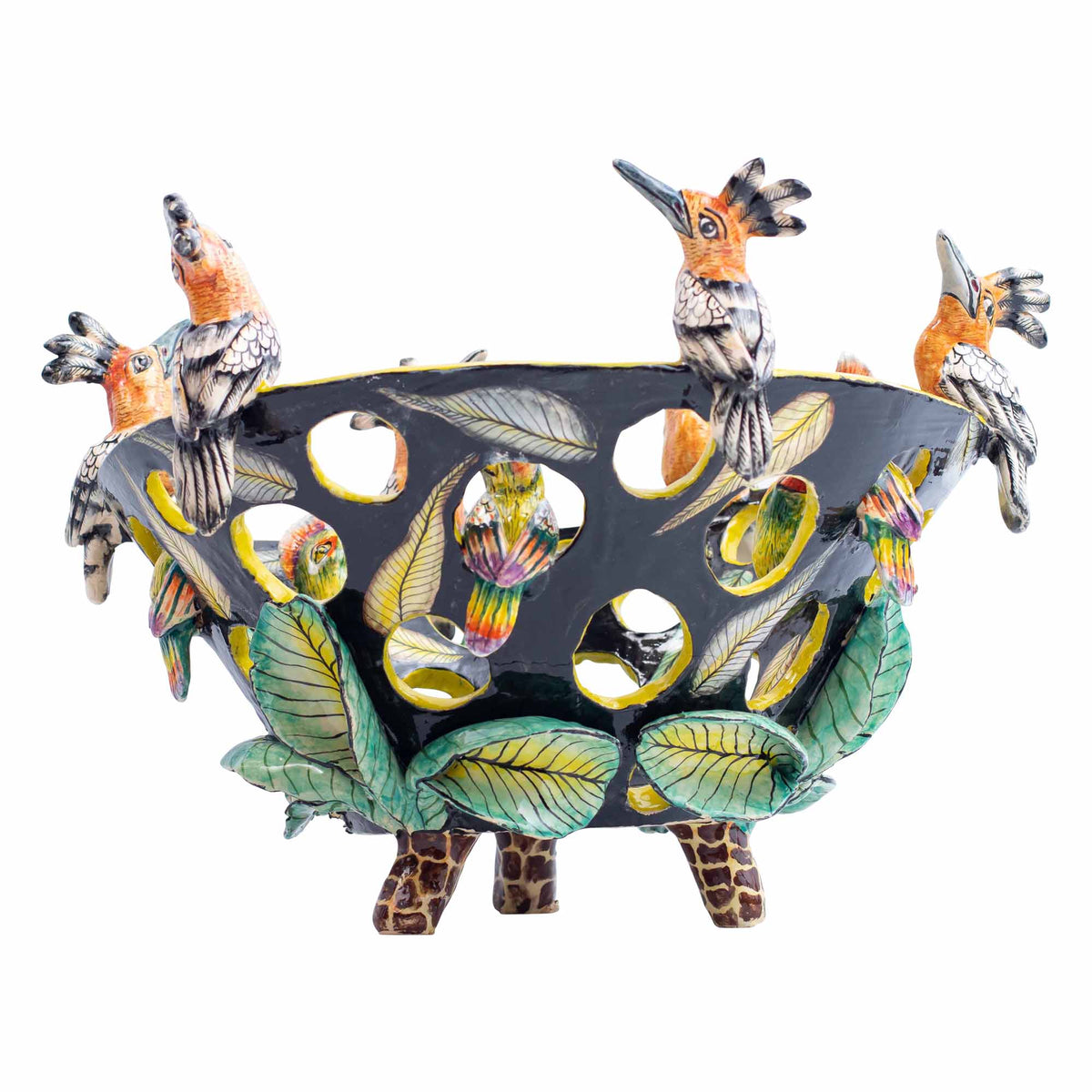 Hoopoes & turacos bowl
